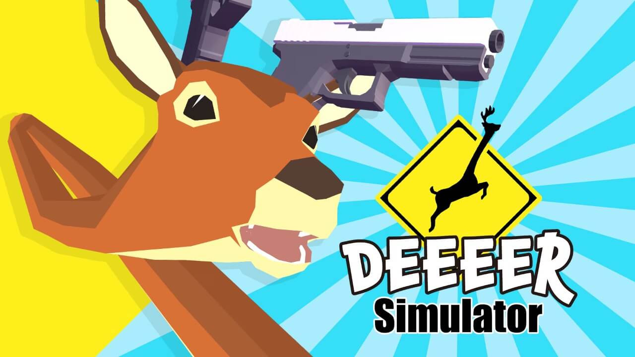 DEEEER Simulator Your Average Everyday Deer Game Free Download poster