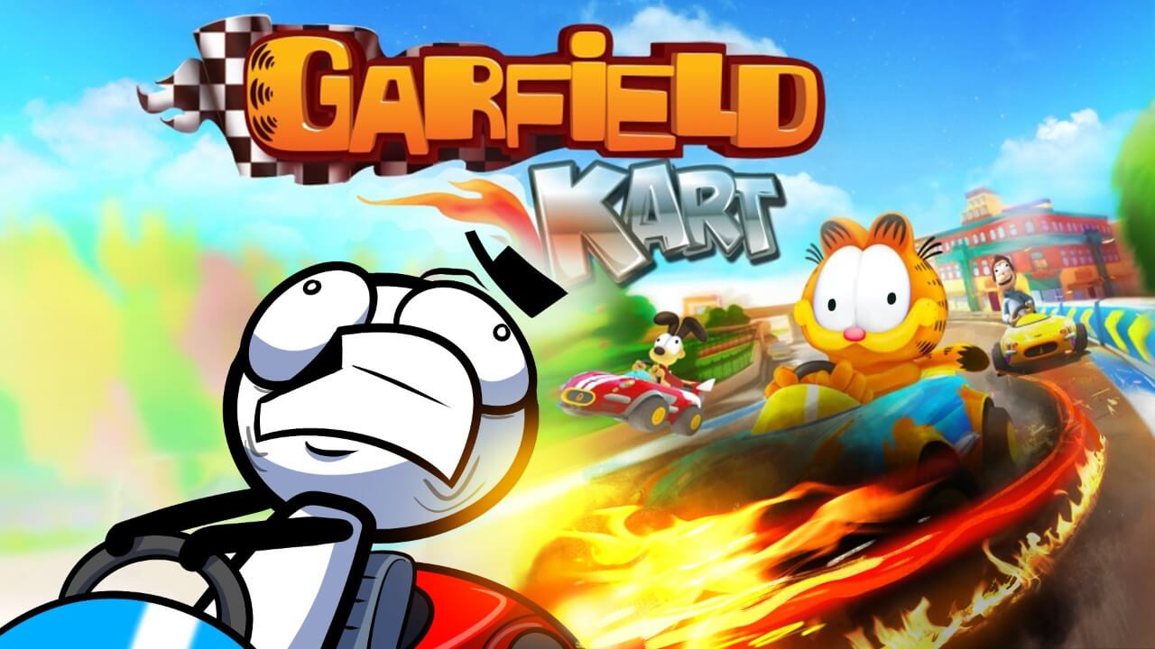 Garfield Kart poster