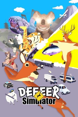 DEEEER Simulator Your Average Everyday Deer Game poster