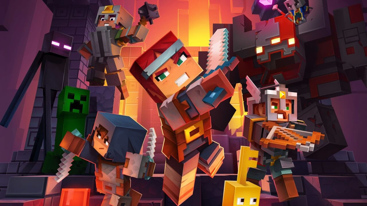 Minecraft Dungeons poster