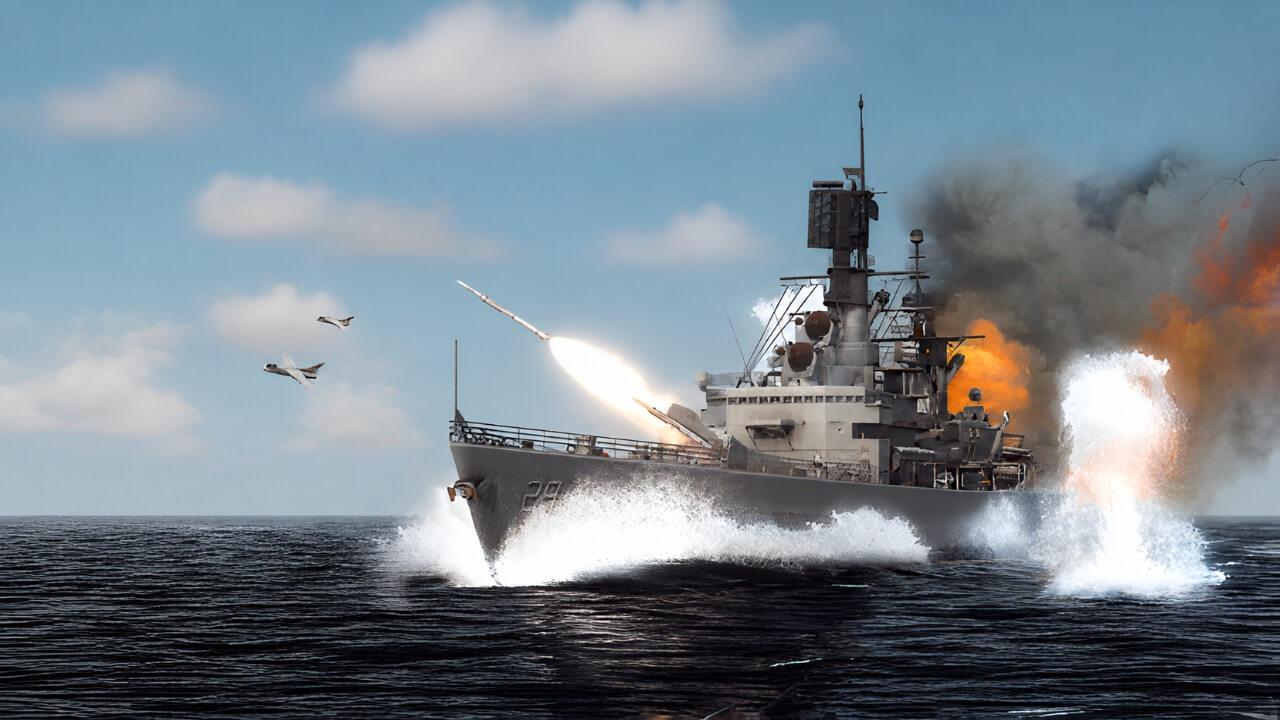 Sea Power : Naval Combat in the Missile Age Free Download poster