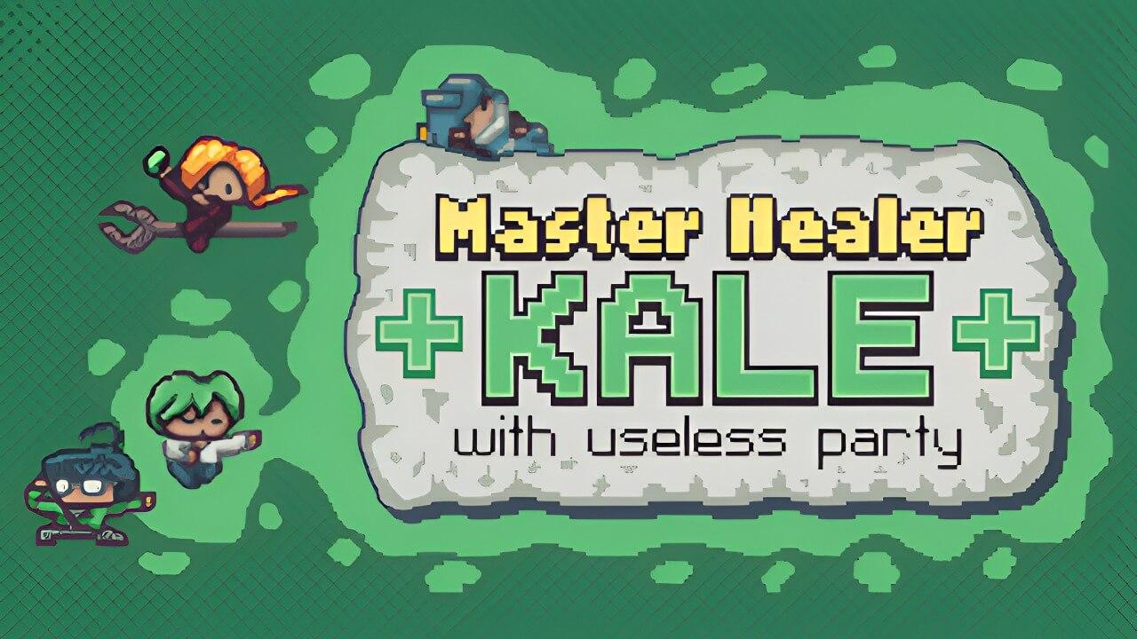 Master Healer Kale with useless party poster