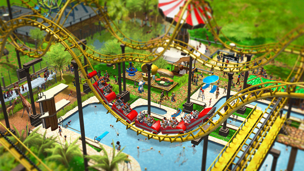 RollerCoaster Tycoon 3 poster