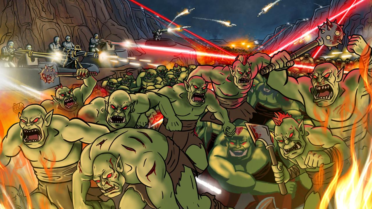 Sir, We Have an Orc Problem poster