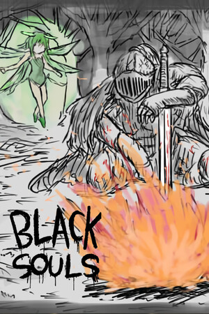 BLACK SOULS poster