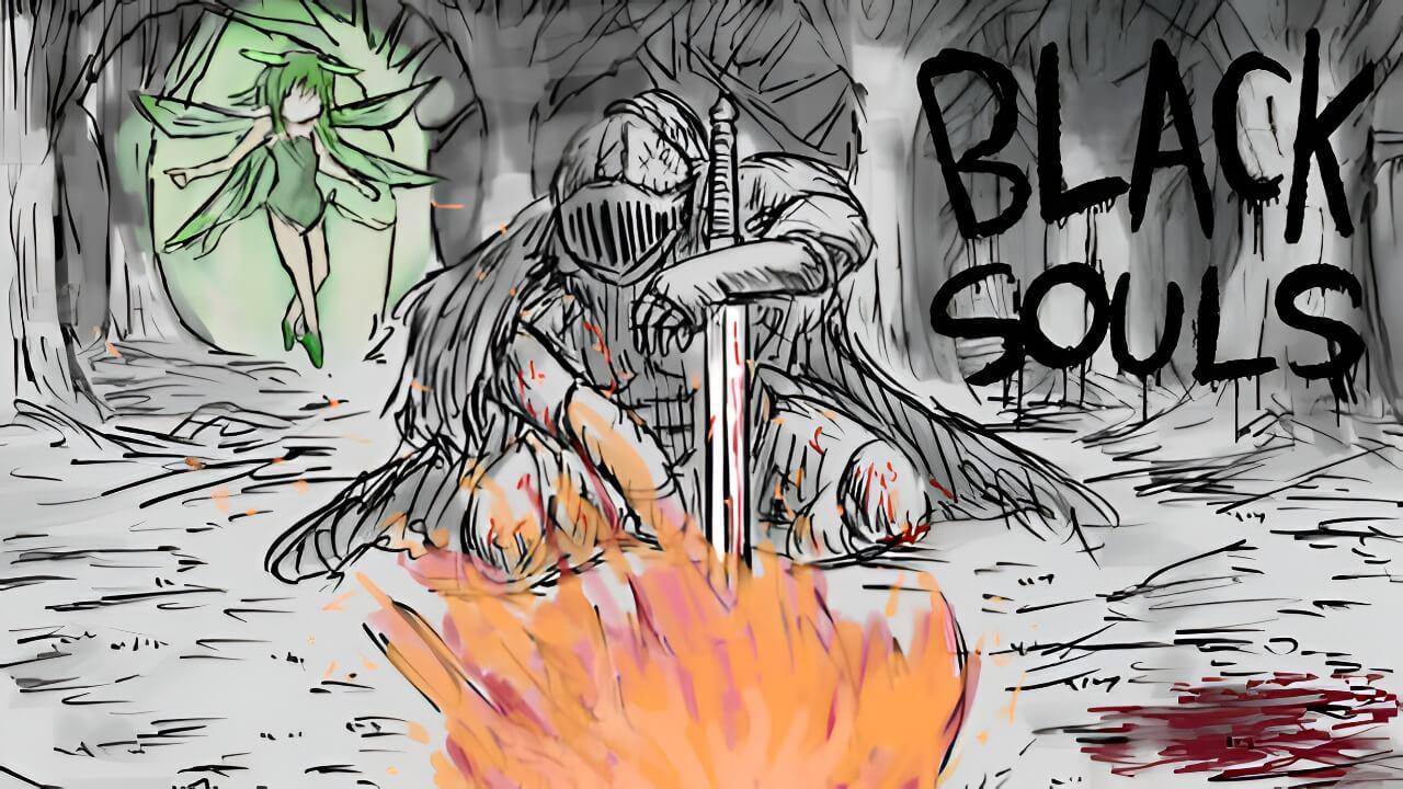 BLACK SOULS poster