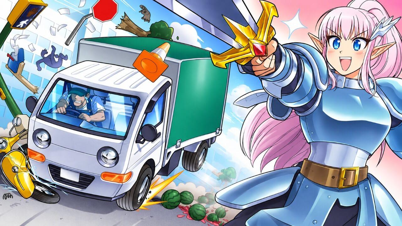 Truck-kun is Supporting Me from Another World?! Free Download poster