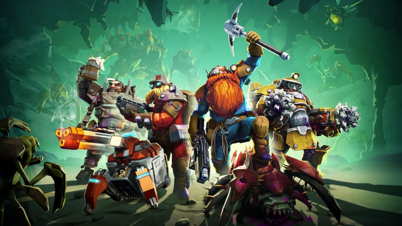 Deep Rock Galactic poster